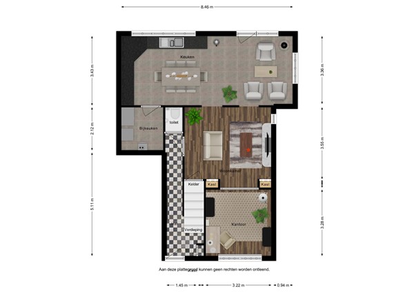 Floorplan - Pyramide 13, 4515 SL IJzendijke